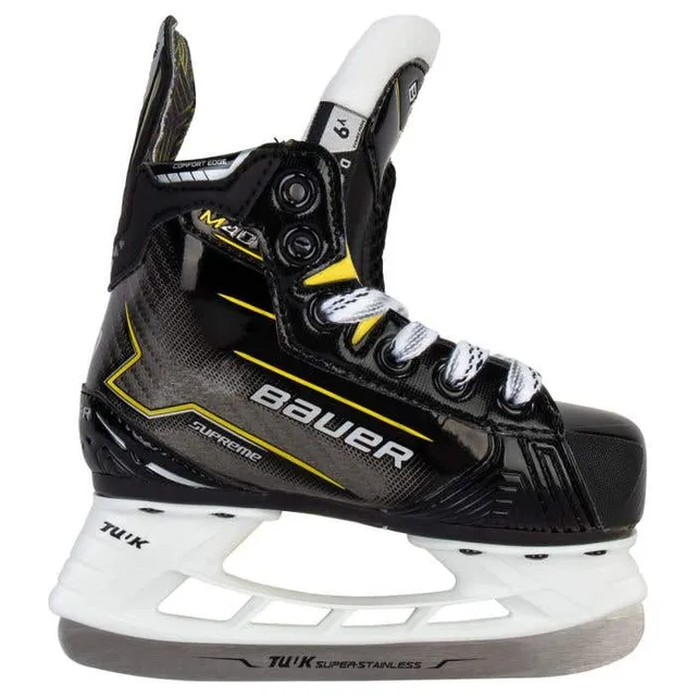 Bauer Supreme M40 youth hockey skate -- product side view