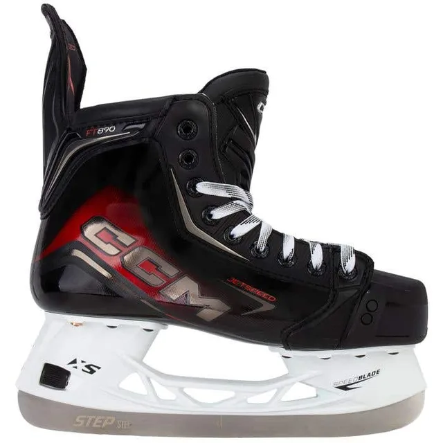 CCM Jetspeed FT890 intermediate hockey skate -- product side view