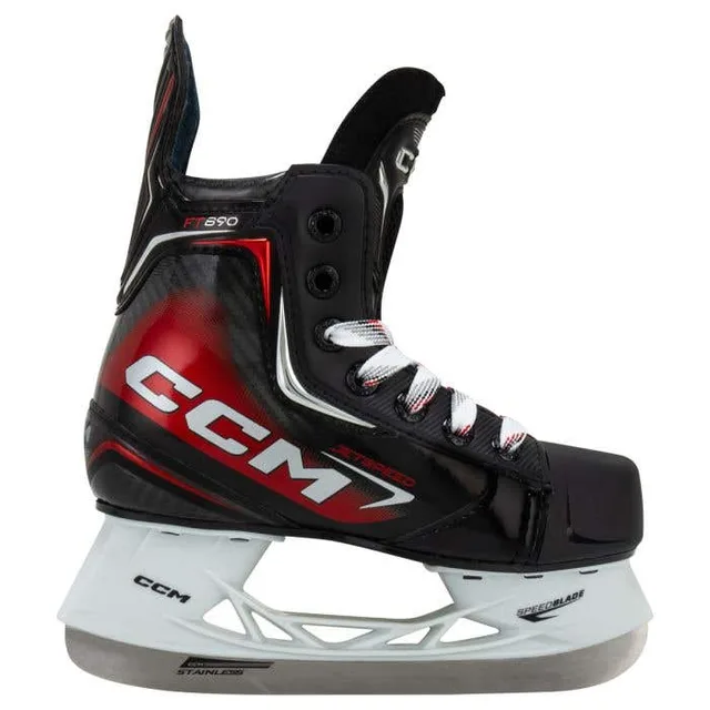 CCM Jetspeed FT890 youth hockey skate -- product side view
