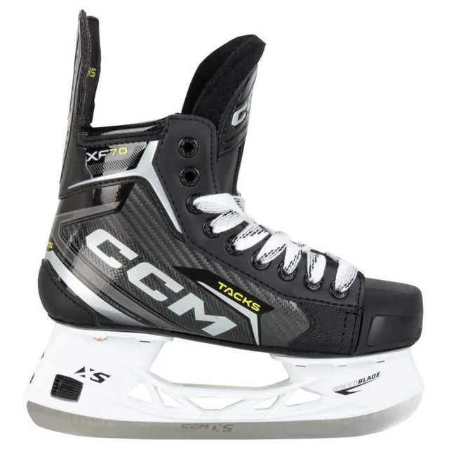 CCM Tacks XF 70 junior hockey skate -- product side view