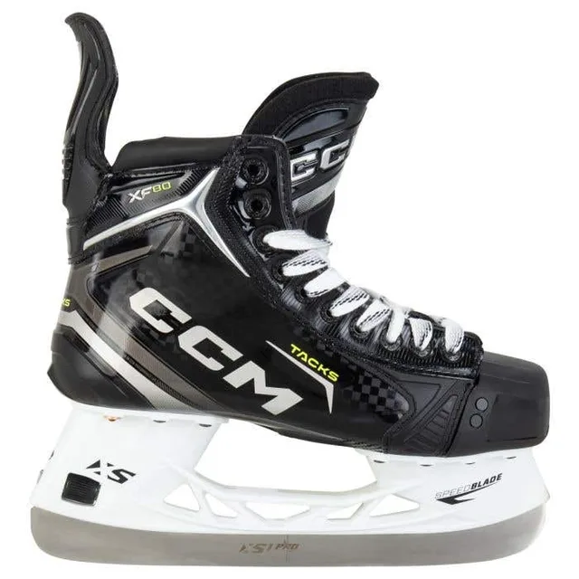 CCM Tacks XF 80 intermediate hockey skate -- product side view