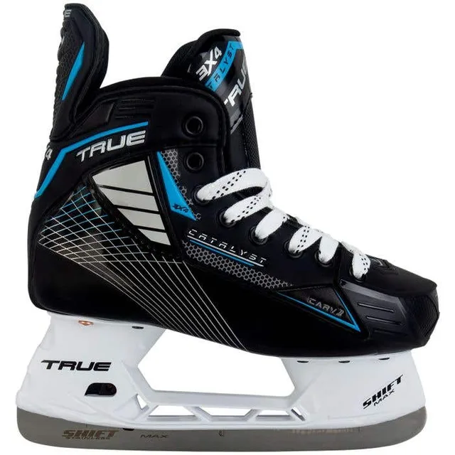 True Catalyst 3X4 junior hockey skate -- product side view